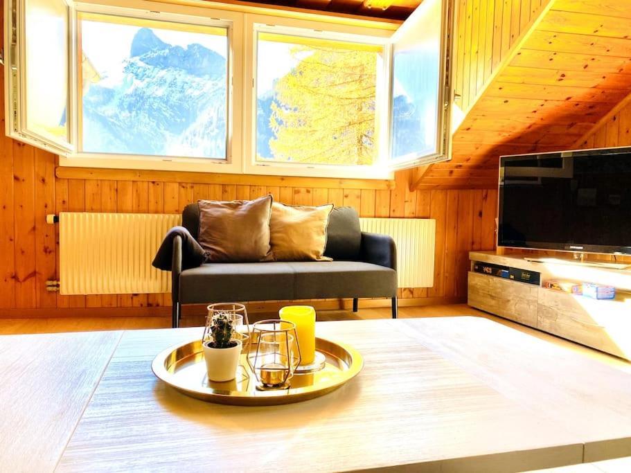 Cozy Apartment In Vintage House In Kandersteg Exterior photo
